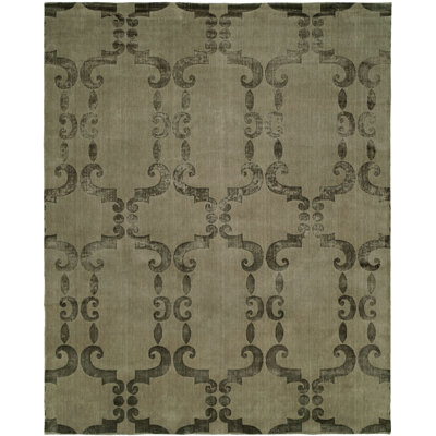 Geometric Area Rug in Beige