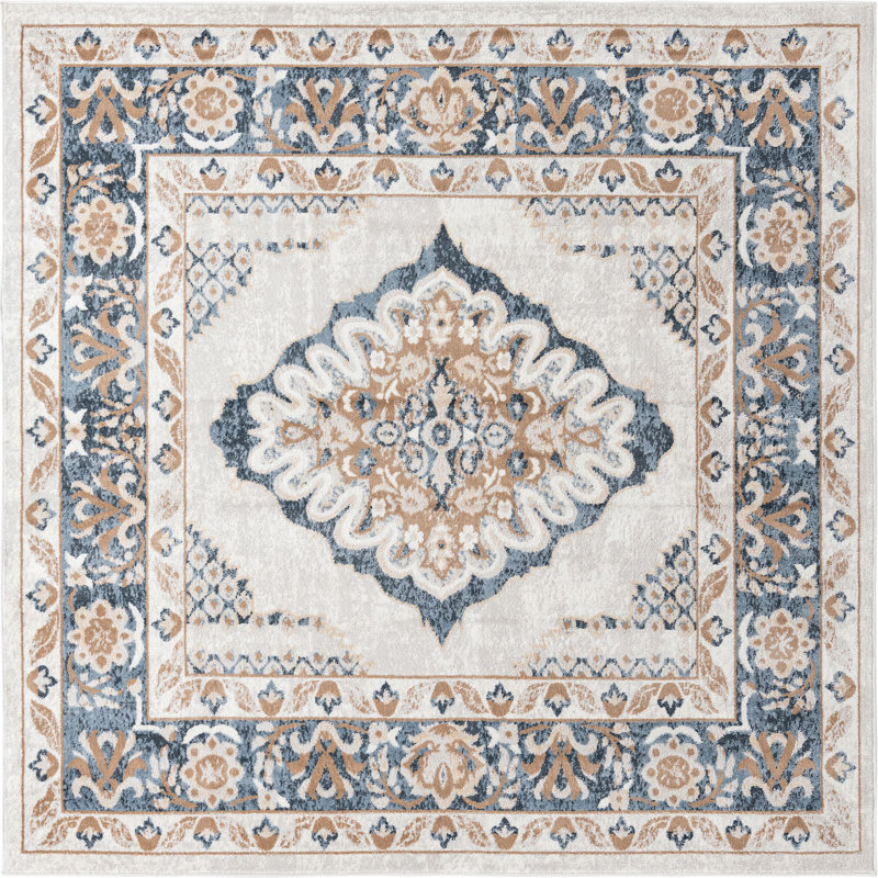 Oriental Indoor Rug, Square 7'10"