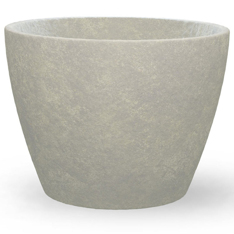 Pot de fleurs en pierre Perkinson, H 24 po x l 36 po x P 36 po, Brownstone