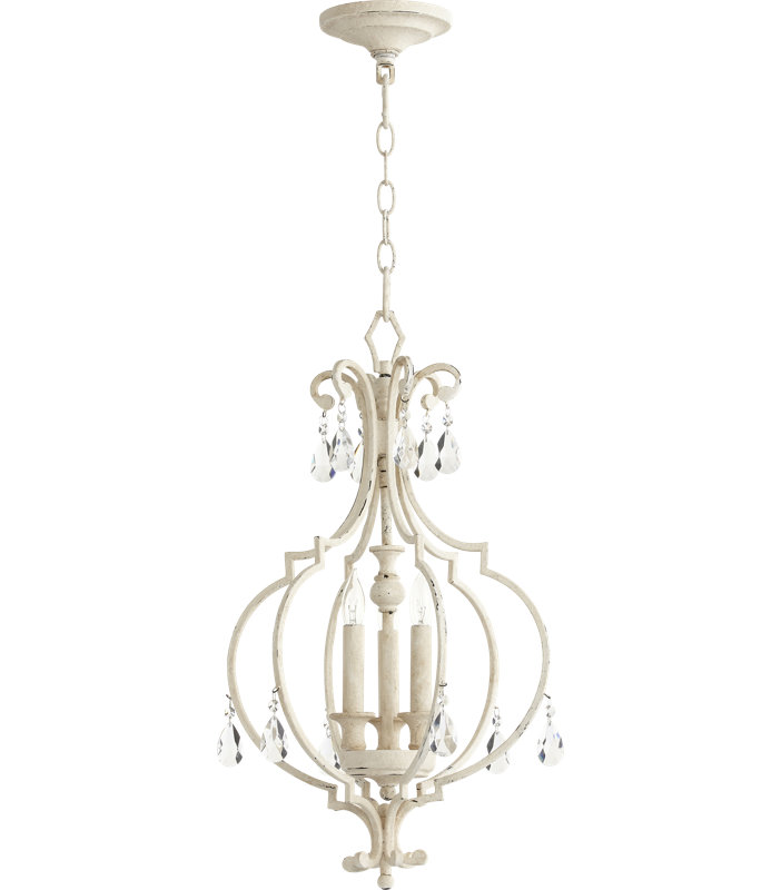 Richason 3 - Light Geometric Chandelier, Persian White