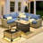 Outdoor Sofa 7-piece Set With Stove-1527657446