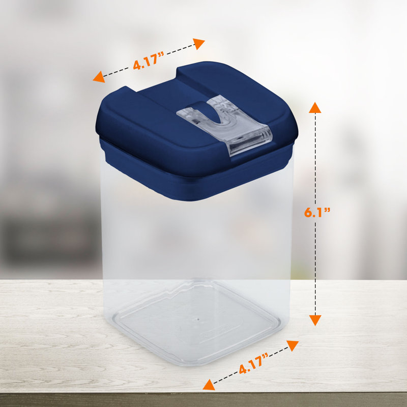 Cheer Collection Food Storage Container, Navy