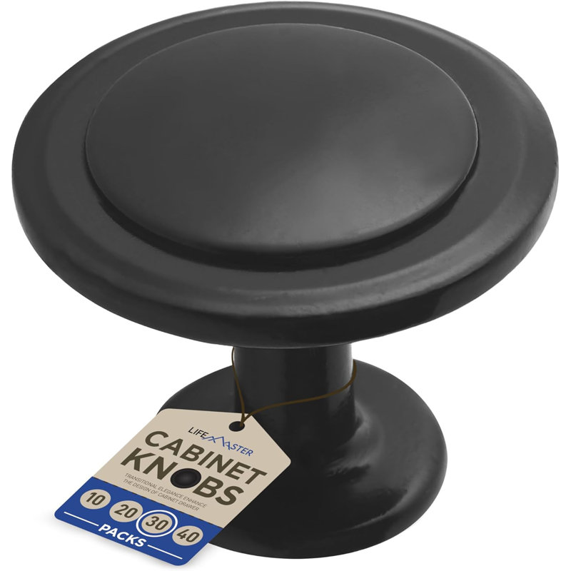 Hall & Closet Round, Black