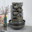 Chermaine Weather Resistant Cascade Fountain with Light-1217744685