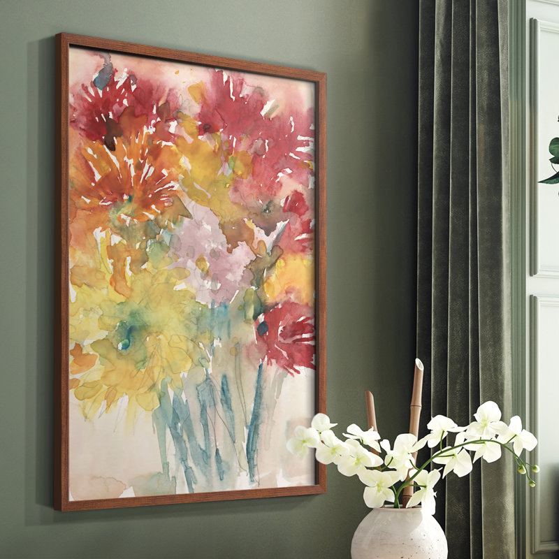 Floral Treats I, reproduction encadrée - bois massif, Brun, H 20 po x l 16 po