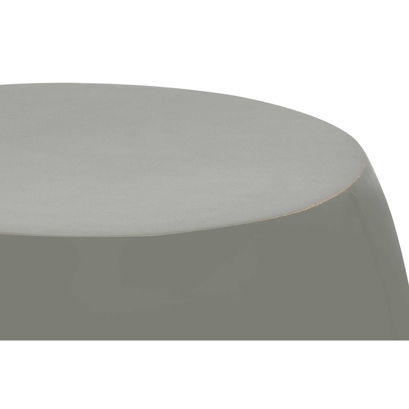 Provenance Signature Outdoor Round Side Table, Mist/Sage