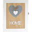 Heart 6 Key Hook Holder Organizer Box