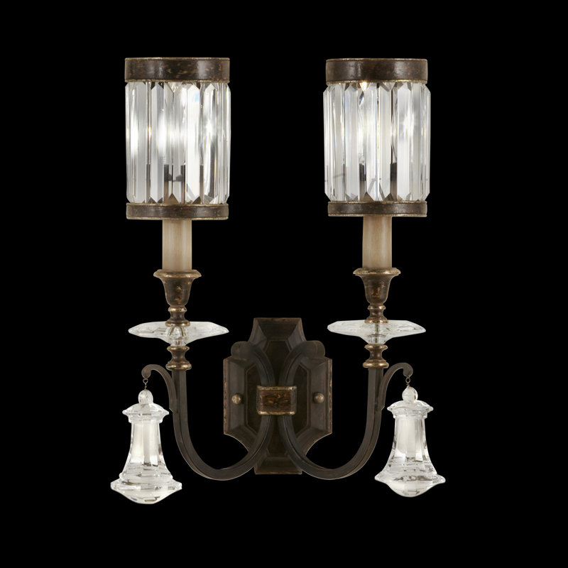 Eaton Place 2 - Light Armed Sconce, Rustic Iron