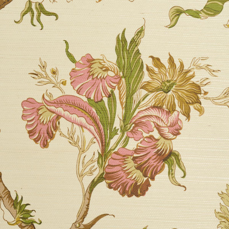Papier peint en sisal Josephine, Jaune