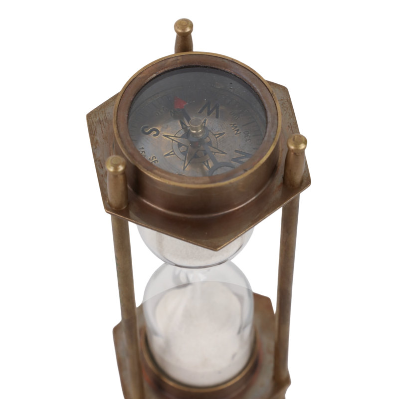 5" Poole Brass Hourglass