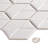 Albin Pinetta 3-in. x 4-in. Porcelain 3D Hexagon Satin Wall Mosaic Tile-109701032