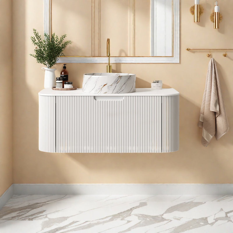 Meuble-lavabo et lavabo 36 po Modern White