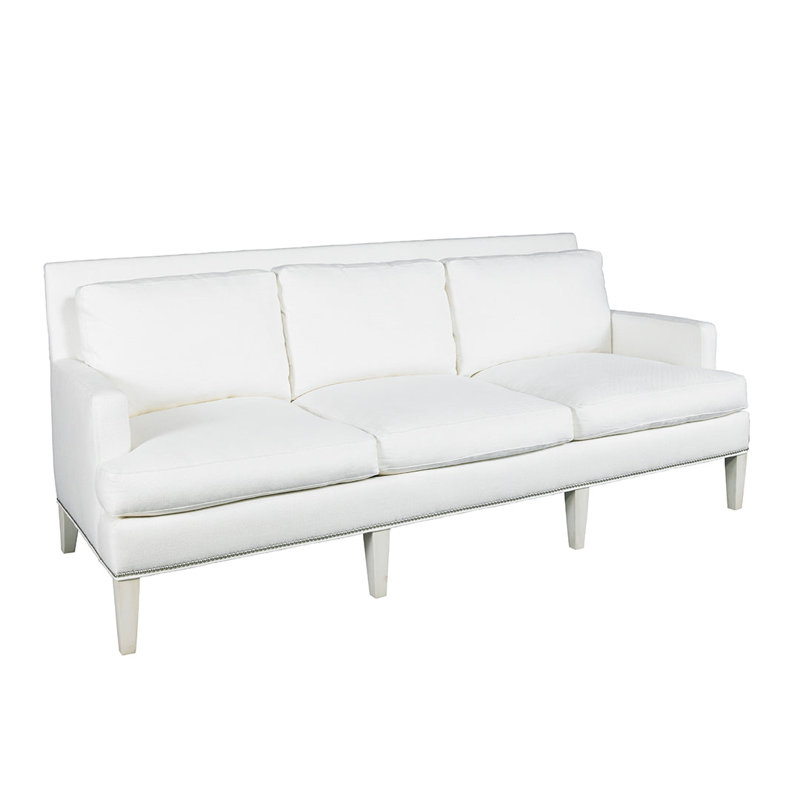 Canapé Audrey, Gris anthracite Baldwin, H 36 po x l 87 po x P 36 po