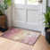 Machine Washable Indoor/Outdoor Claudian ACN1470 Mauve Rug
