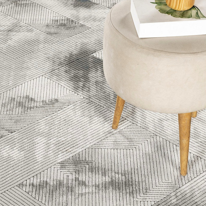 Tapis Geometrix, Rectangle 7 pi 10 po x 10 pi 6 po