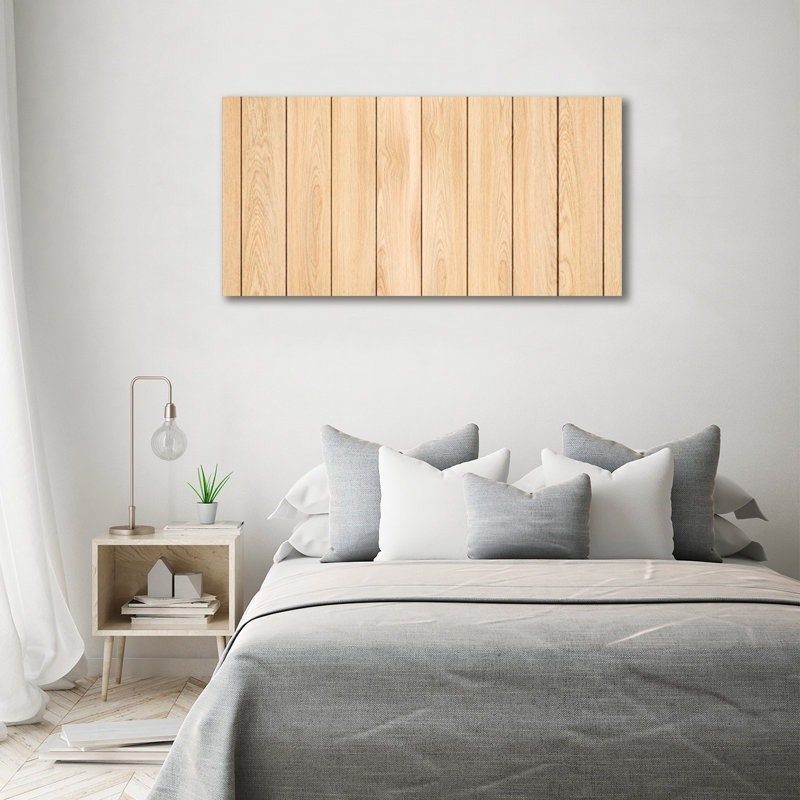 Wooden Background - Wrapped Canvas Print