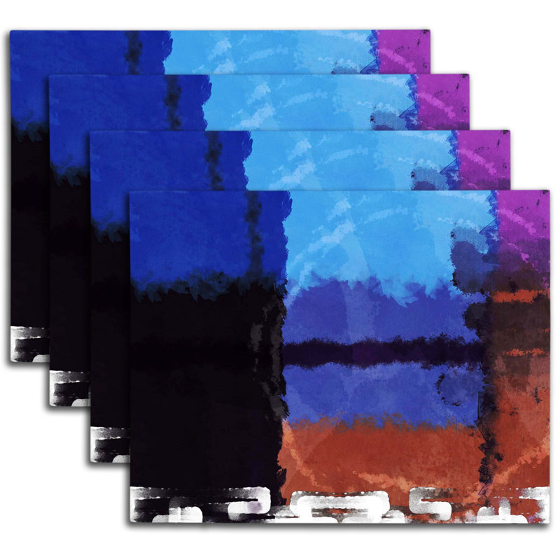 Napperon abstrait en polyester