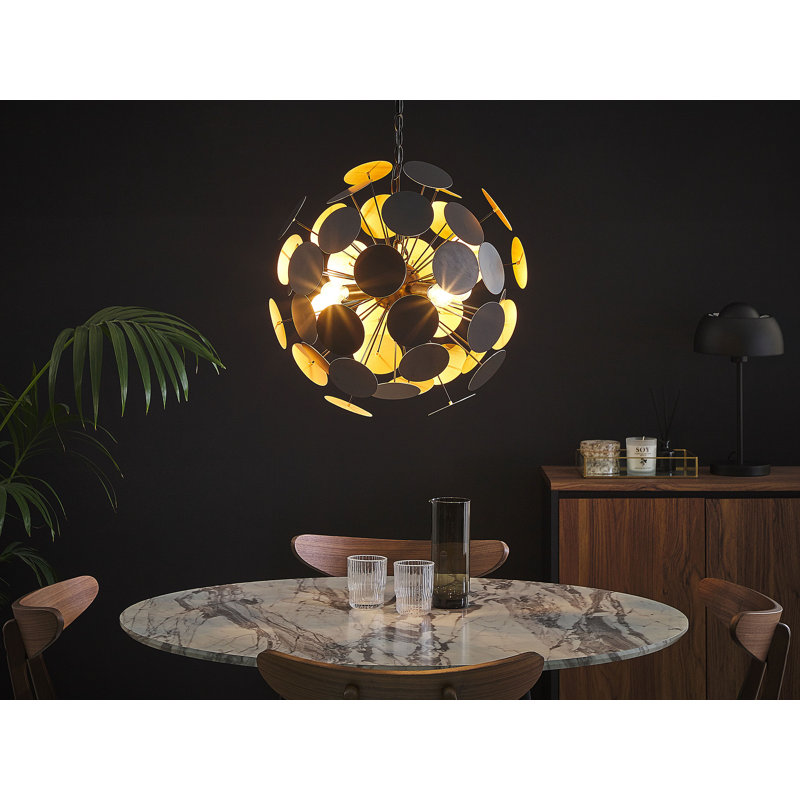 Maritsa 1 - Light Sphere Pendant, Gold