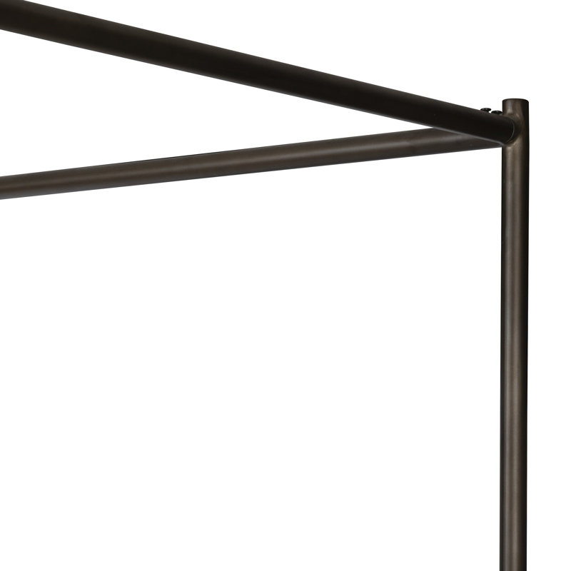 Leigh Canopy Bed-Palm Ecru-King, Queen, Gray