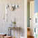 Rustic Coat Rack - Wall Mounted Whitewash 24" Entryway Coat Hooks - 5 Rustic Hooks, Solid Pine Wood. Perfect Touch For Your Entryway, Kitchen, Bathroom... (Whitewash)