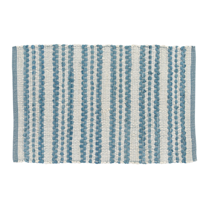 Kelula Cotton Striped Indoor Rug, Rectangle 2' x 3'