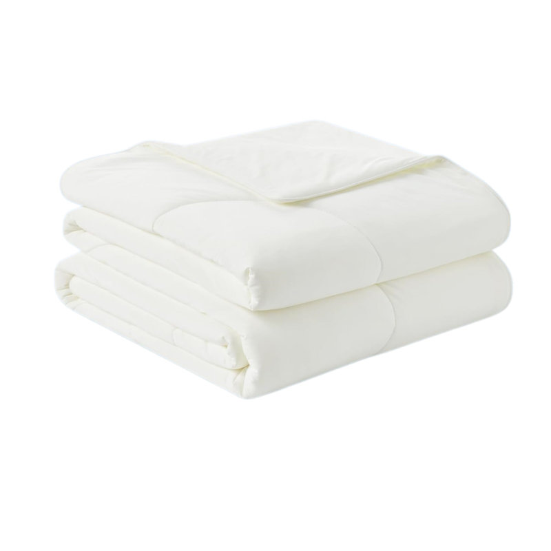 Édredon léger et respirant pour l'été, White, Twin Comforter