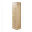 Grande armoire de rangement pour salle de bain avec tablettes réglables et crochet latéral, tour à linge autoportante avec portes doubles, rangement en panneau de fibres à densité moyenne pour salle de bain-26729135