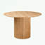 Table de salle à manger ronde avec base robuste-1608488026