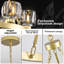 Luminaire suspendu 9 lumières rondes à 9 lumières avec abat-jour en verre-111057225