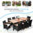 Callan Rectangular 8 - Person 73.62" Long Dining Set with Cushions-1722931118