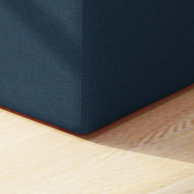 Ottoman Bench, Navy Blue