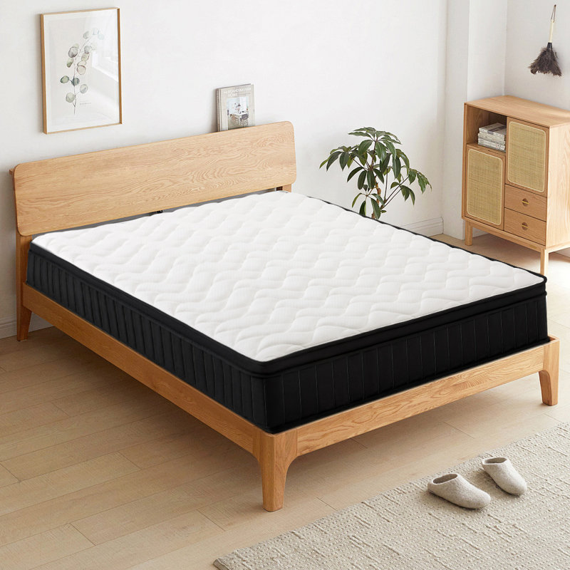 Hybrid Mattress, Memory Foam Mattress In A Box For Refresh Sleep & Pressure Relief, Certipur-US Certified Medium Firm Mattresses