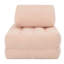 Pouf poire en velours côtelé de 79 cm avec dossier, mini canapé nuage rembourré de mousse, canapé relax sans montage pour chambre, dortoir et salon-1272670020