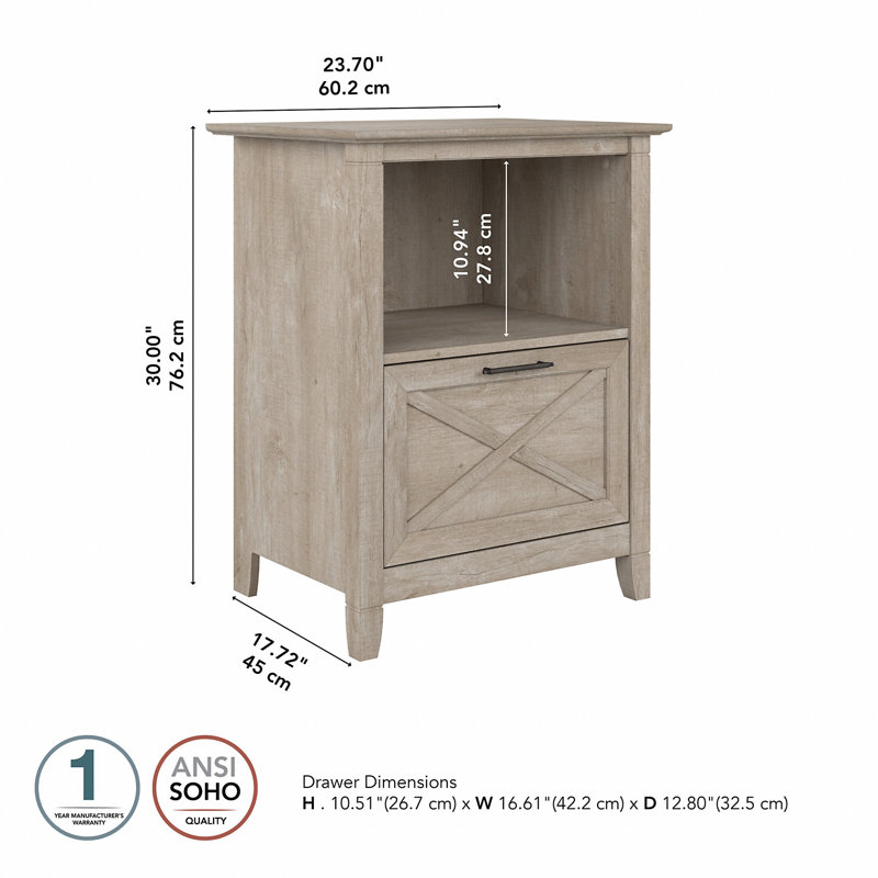 Huckins End Table with Storage