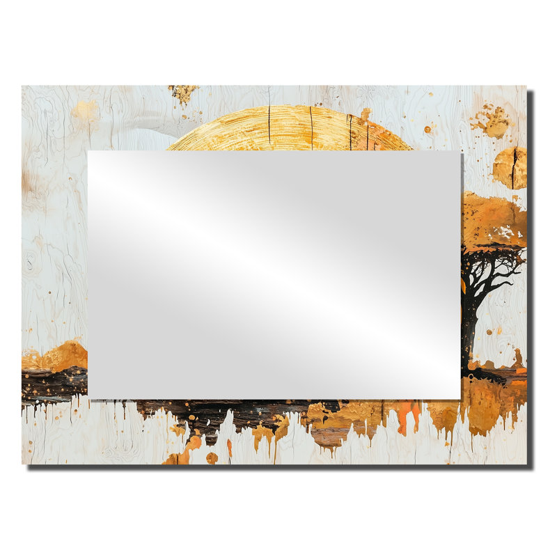 «Elephants At Sunset Whisper Of The Wild II», art mural miroir éléphant, imprimé sur métal, 24 po x 32 po