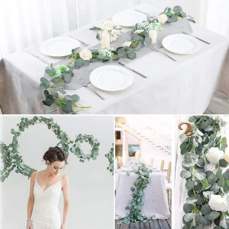 5.9' Fake Eucalyptus Garland