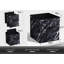 Bacs de rangement en tissu pliables 11 po avec poignées 11 po, noir marbré-115750713