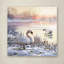 « winter swans », reproduction sur toile tendue-21938560
