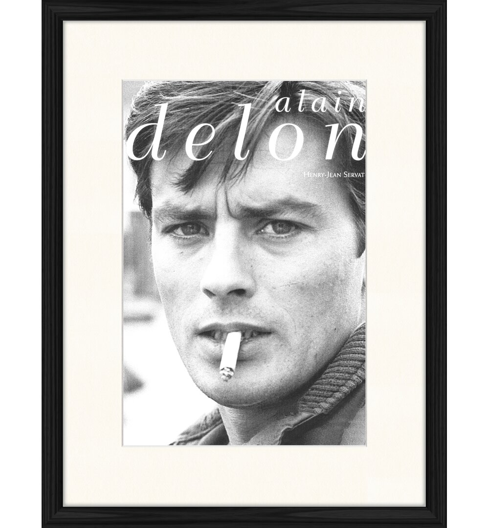 Gerahmtes Poster Alain Delon