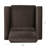 Modern Accent Sofa with Velvet Upholstery and Solid Wood Legs-509591923