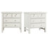 Ensemble de 2 tables de chevet avec rangement Adelinah