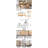 circular double-layer coffee table, craft glass tabletop, PE rattan, solid wood frame.-111179057