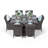 Karcher 6 Seater Dining Set with Cushions and Parasol-39926023