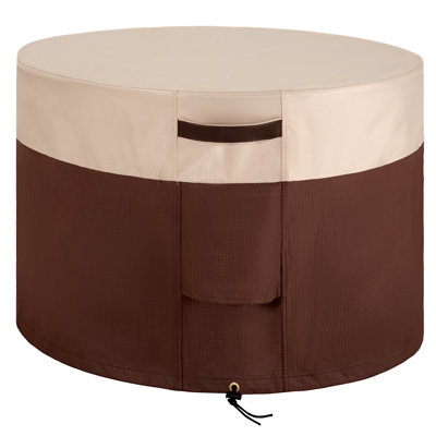 Breathable Round Fire Pit Cover
