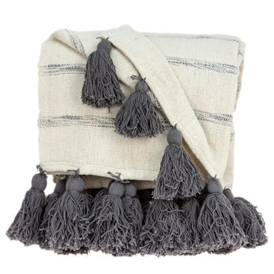 Parkland Collection Seema Handloomed 52" x 67" Cotton Throw Blanket