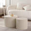 Support pour plante beige et crème pour salon sans assemblage