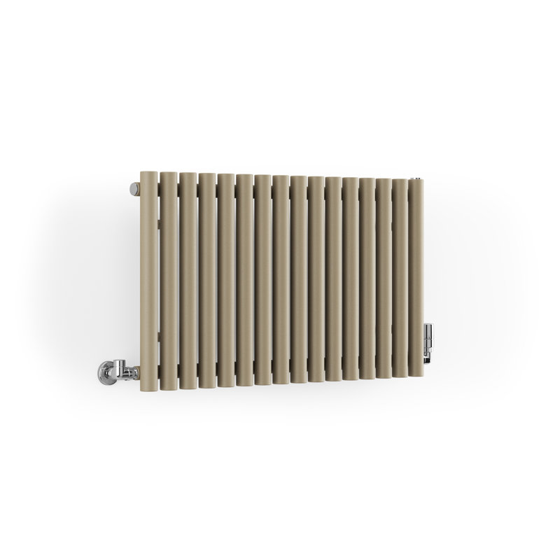 Rolo Room Cylindrical Bar Designer Radiator, Brown