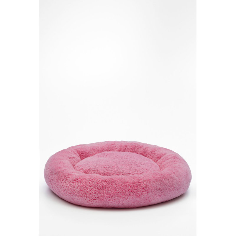 Lit pour animal de compagnie, Taille moyenne: L 25,59 po x l 25,59 po, Rose