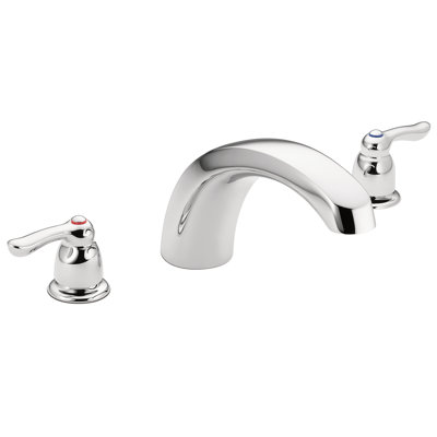 Garniture de robinet de baignoire romaine à deux poignées Chateau