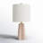 Magalie 1-Light Ceramic Table Lamp with Linen Drum Shade-777089772-772252236